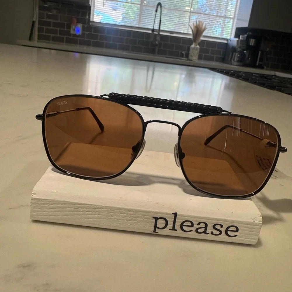 TOD’S Brown Aviator Sunglasses